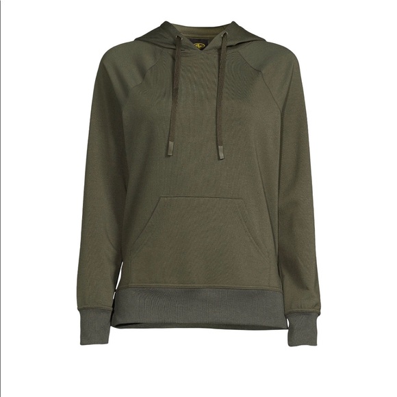 Athletic Works Womens Hoodie Size Small 4-6 Olive Green New - Picture 1 of 5